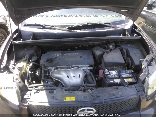 JTLKE50E181042447 - 2008 TOYOTA SCION XB 勃艮第红 照片 10