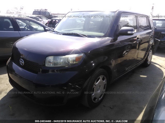 JTLKE50E181042447 - 2008 TOYOTA SCION XB 勃艮第红 照片 2