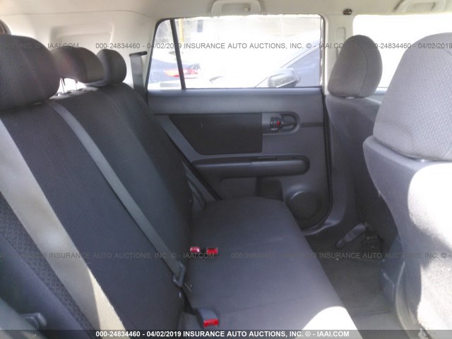 JTLKE50E181042447 - 2008 TOYOTA SCION XB 勃艮第红 照片 8