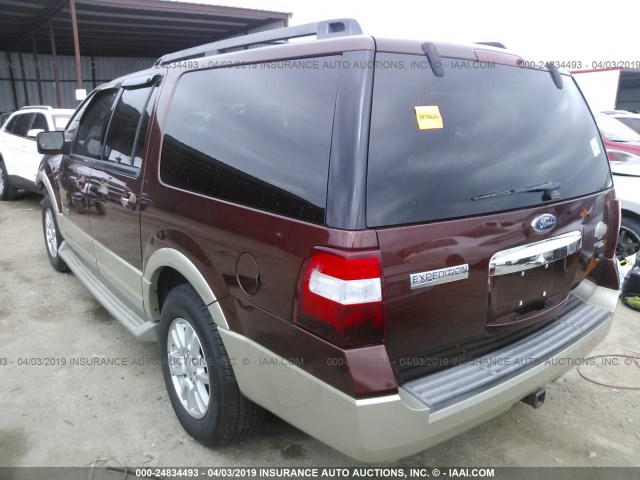 1FMFK17558LA30662 - 2008 FORD EXPEDITION EL EDDIE BAUER BROWN photo 3