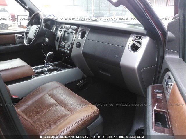 1FMFK17558LA30662 - 2008 FORD EXPEDITION EL EDDIE BAUER BROWN photo 5