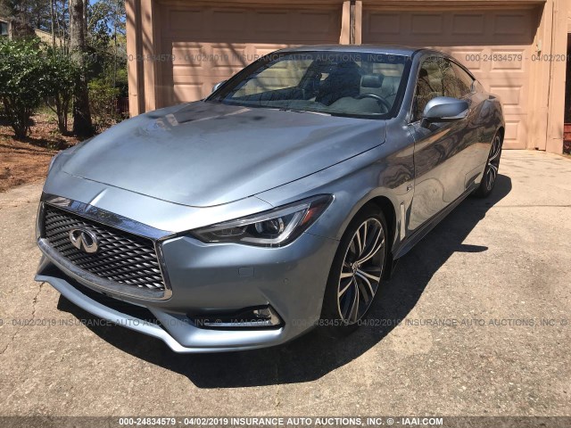 JN1EV7EK1HM363831 - 2017 INFINITI Q60 PREMIUM/SPORT BLUE photo 2