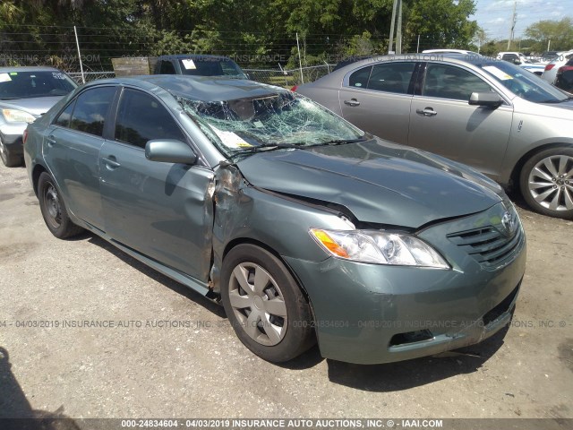 4T1BE46K17U715314 - 2007 TOYOTA CAMRY NEW GENERAT CE/LE/XLE/SE GREEN photo 1