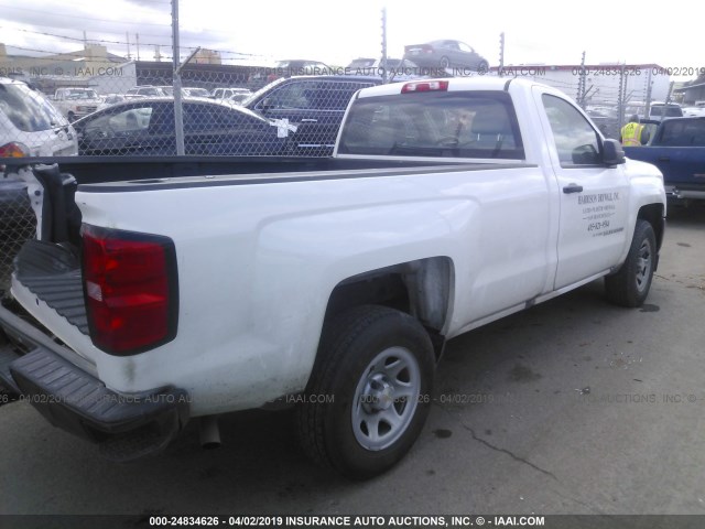 1GCNCNEHXJZ277311 - 2018 CHEVROLET SILVERADO C1500/C1500  LS WHITE photo 4