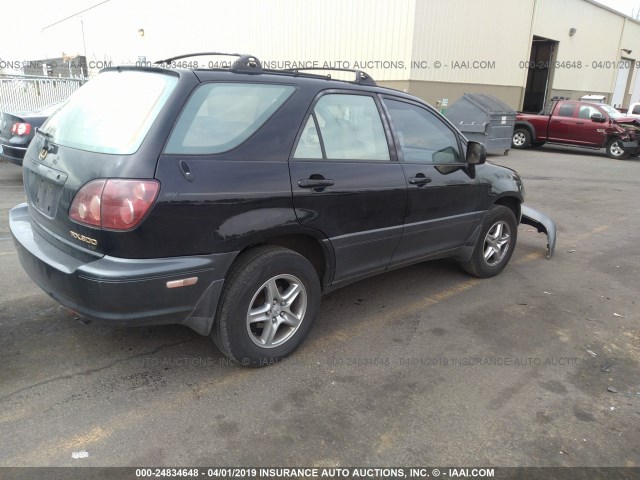 JT6HF10U7X0034514 - 1999 LEXUS RX 300 BLACK photo 4
