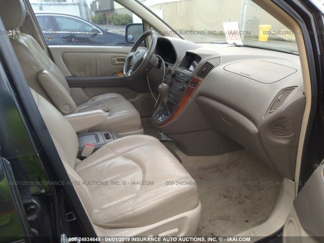 JT6HF10U7X0034514 - 1999 LEXUS RX 300 BLACK photo 5