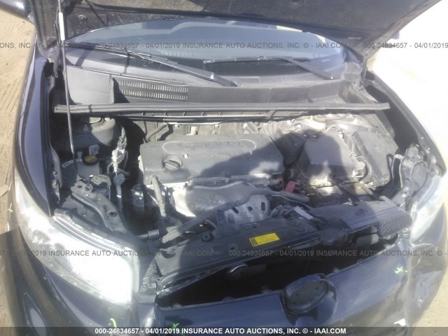 JTLZE4FE6B1122155 - 2011 TOYOTA SCION XB BLACK photo 10