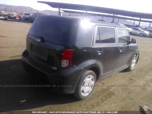 JTLZE4FE6B1122155 - 2011 TOYOTA SCION XB BLACK photo 4