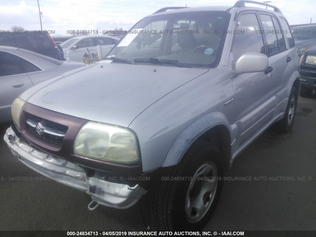 JS3TD62V6X4116420 - 1999 SUZUKI GRAND VITARA JX/JLX SILVER photo 2