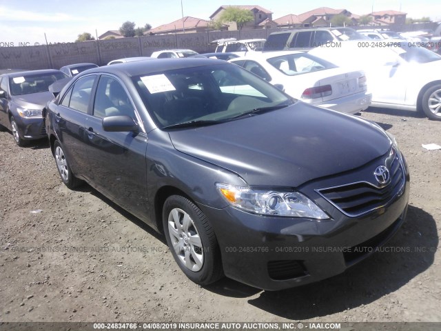 4T1BF3EK7BU161729 - 2011 TOYOTA CAMRY SE/LE/XLE GRAY photo 1