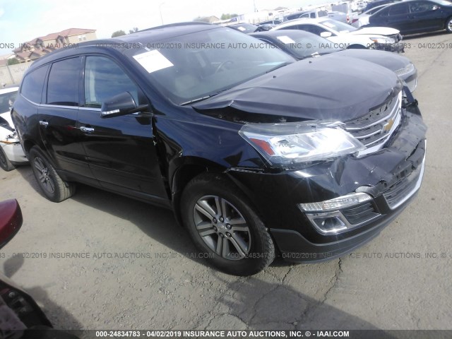 1GNKRHKDXGJ233845 - 2016 CHEVROLET TRAVERSE LT BLACK photo 1