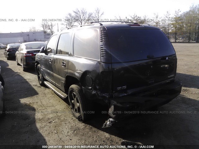 1GKEK63U46J111921 - 2006 GMC YUKON DENALI BLACK photo 3