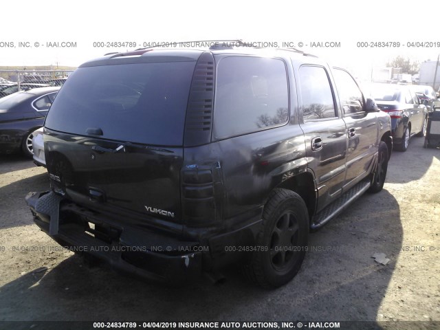 1GKEK63U46J111921 - 2006 GMC YUKON DENALI BLACK photo 4