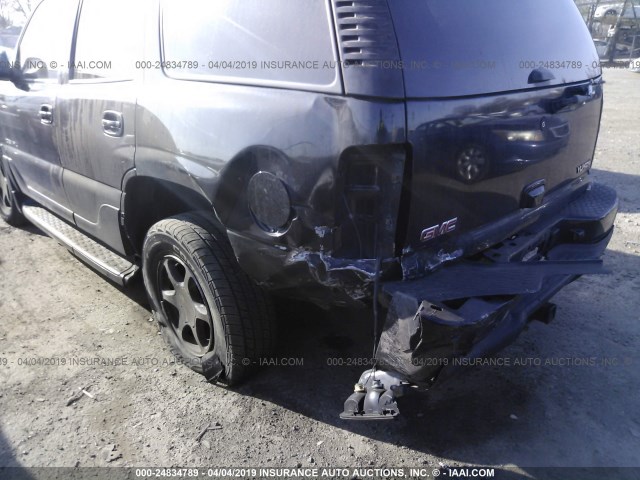 1GKEK63U46J111921 - 2006 GMC YUKON DENALI BLACK photo 6