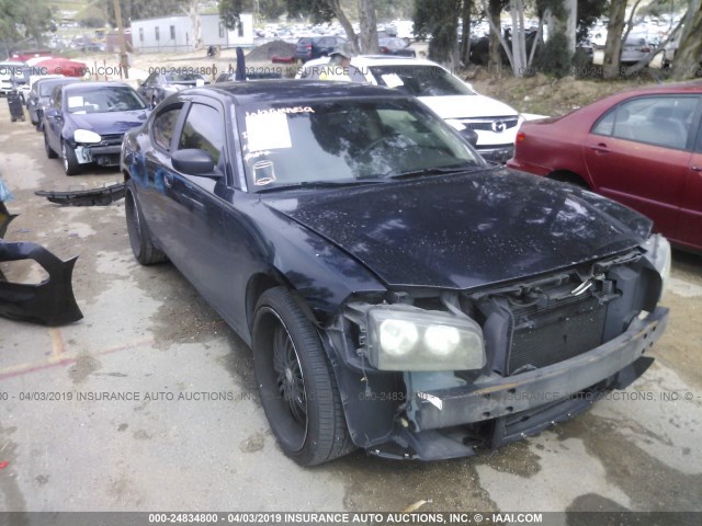 2B3KA43G97H636803 - 2007 DODGE CHARGER SE/SXT BLACK photo 1