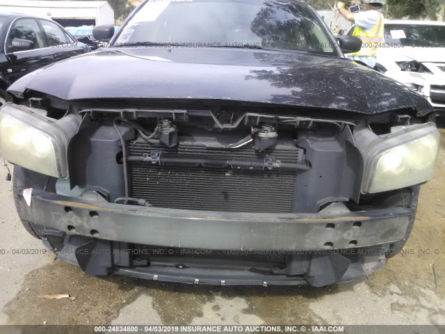 2B3KA43G97H636803 - 2007 DODGE CHARGER SE/SXT BLACK photo 6