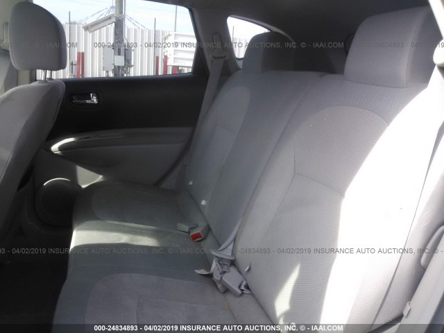 JN8AS5MT2CW609306 - 2012 NISSAN ROGUE S/SV GRAY photo 8