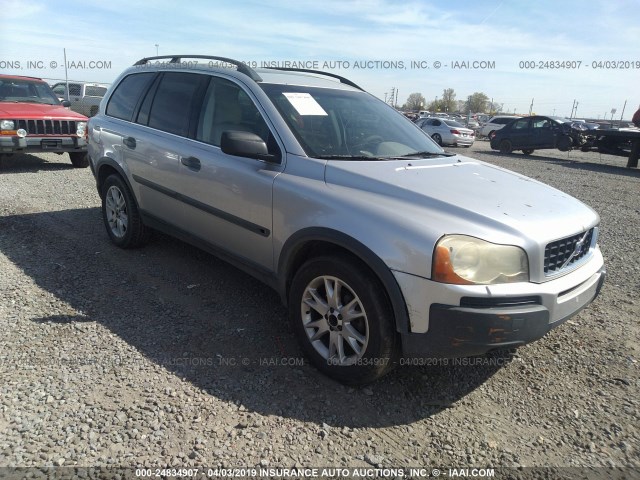 YV1CZ91HX41109099 - 2004 VOLVO XC90 T6 SILVER photo 1