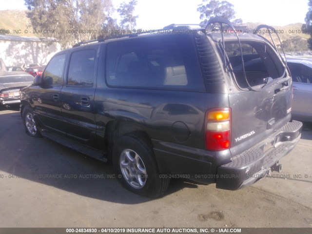 1GKFK66U53J242478 - 2003 GMC YUKON XL DENALI BLACK photo 3