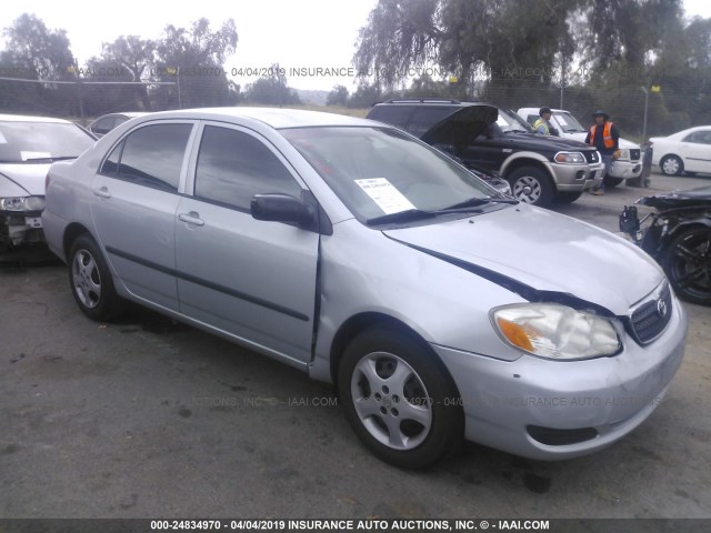 JTDBR32E960068380 - 2006 TOYOTA COROLLA CE/LE SILVER photo 1