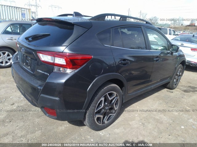 JF2GTANC1K8235205 - 2019 SUBARU CROSSTREK LIMITED GRAY photo 4