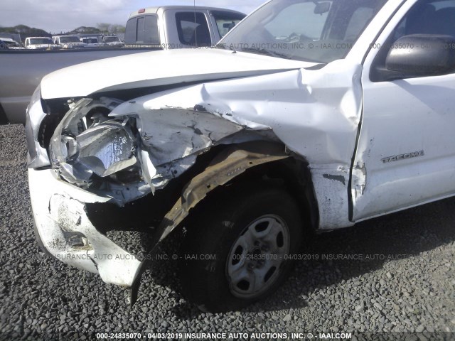 5TFTX4CNXFX053425 - 2015 TOYOTA TACOMA ACCESS CAB თეთრი ფოტო 6