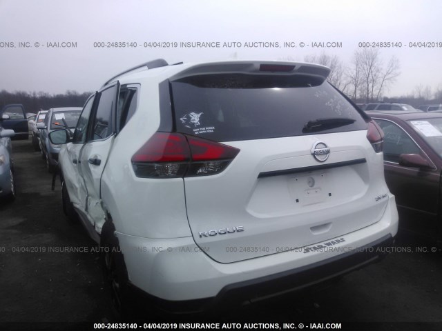 5N1AT2MV7HC769470 - 2017 NISSAN ROGUE SV/SL WHITE photo 3