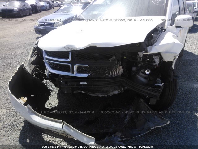 3C4PDCBG9GT152824 - 2016 DODGE JOURNEY SXT WHITE photo 6