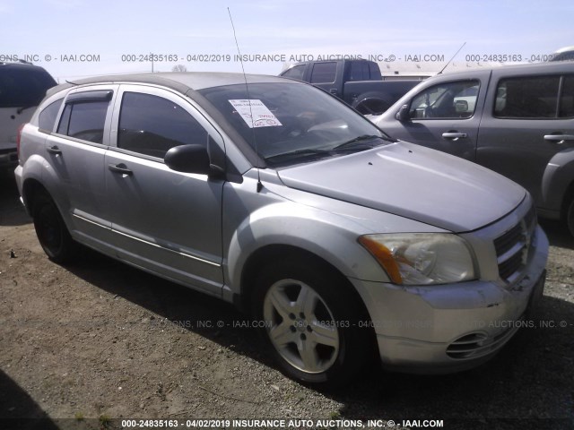 1B3HB48B47D246998 - 2007 DODGE CALIBER SXT SILVER photo 1