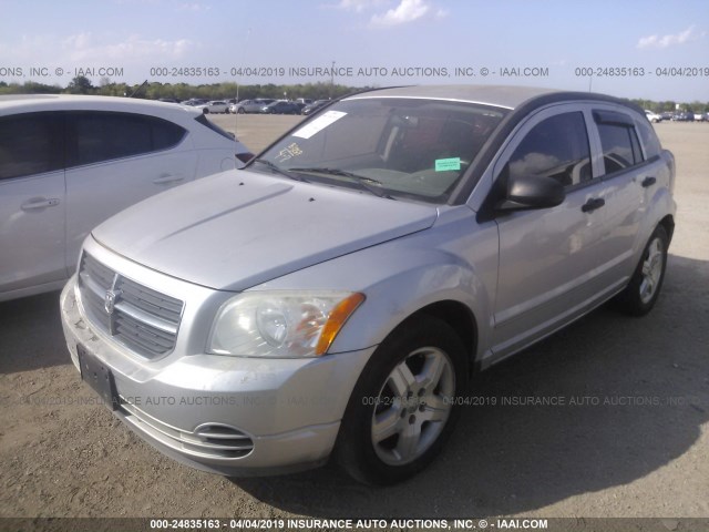 1B3HB48B47D246998 - 2007 DODGE CALIBER SXT SILVER photo 2