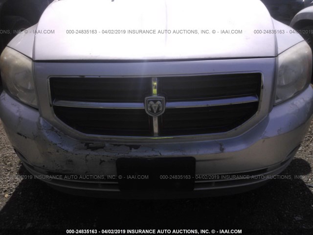 1B3HB48B47D246998 - 2007 DODGE CALIBER SXT SILVER photo 6