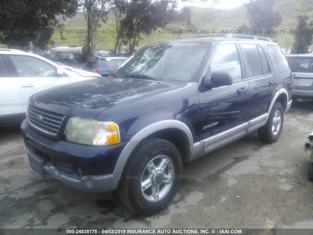 1FMZU63K72ZC93692 - 2002 FORD EXPLORER XLT Dark Blue photo 2