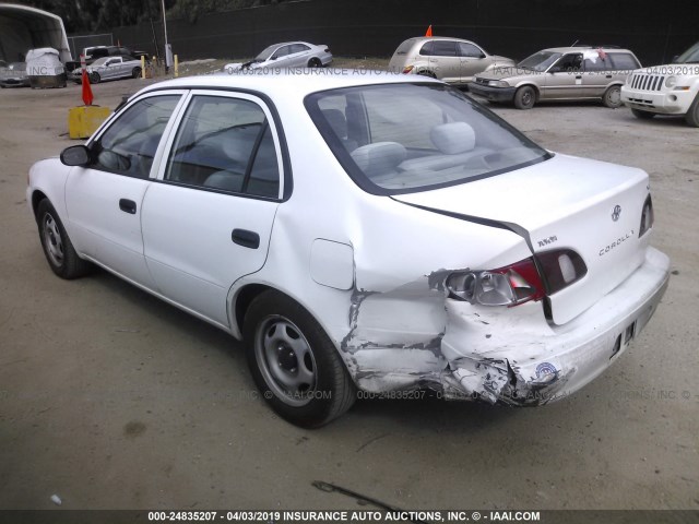 1NXBR12E3XZ267189 - 1999 TOYOTA COROLLA VE/CE/LE WHITE photo 3