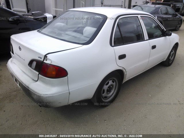 1NXBR12E3XZ267189 - 1999 TOYOTA COROLLA VE/CE/LE WHITE photo 4