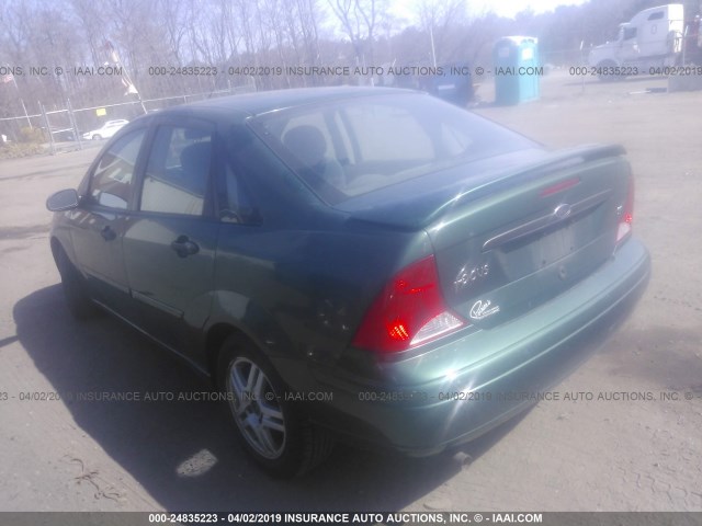 1FAFP34301W271141 - 2001 FORD FOCUS SE/SE SPORT GREEN photo 3