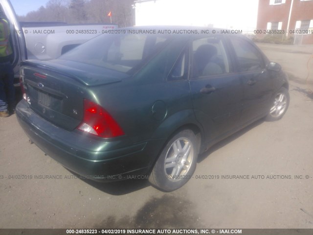 1FAFP34301W271141 - 2001 FORD FOCUS SE/SE SPORT GREEN photo 4