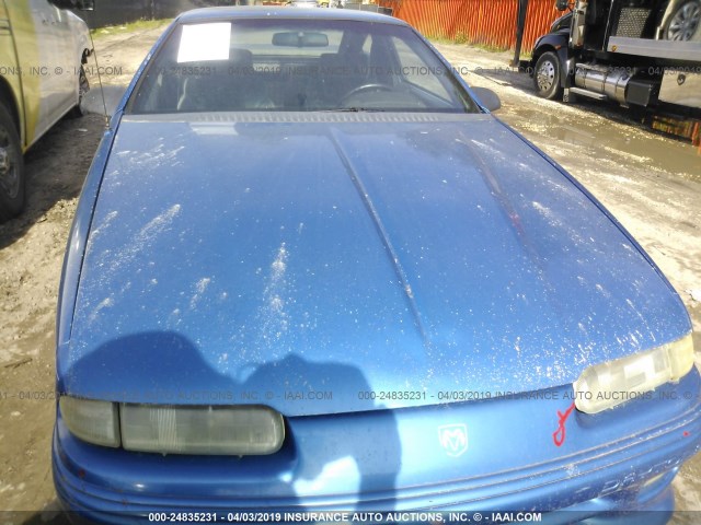 1B3XW443XPN557652 - 1993 DODGE DAYTONA ES BLUE photo 6