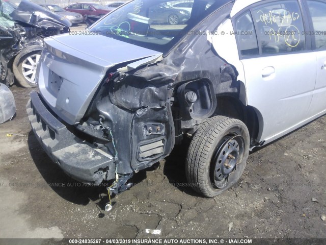 1G8AJ55FX6Z116588 - 2006 SATURN ION LEVEL 2 银色 照片 6