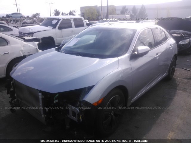 SHHFK7H73HU406610 - 2017 HONDA CIVIC EXL SILVER photo 2