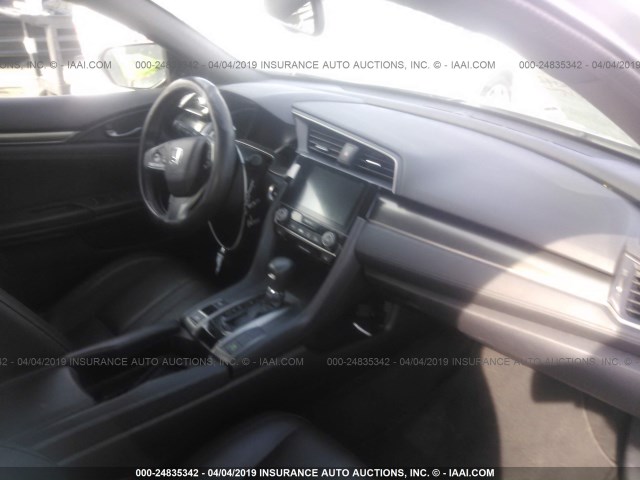 SHHFK7H73HU406610 - 2017 HONDA CIVIC EXL SILVER photo 5