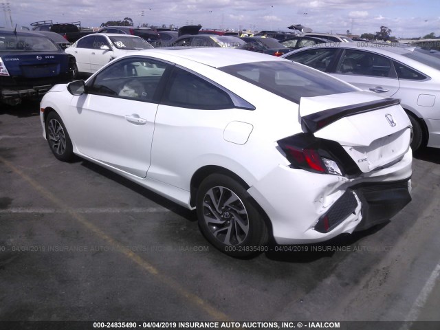 2HGFC4B0XHH307996 - 2017 HONDA CIVIC LX WHITE photo 3