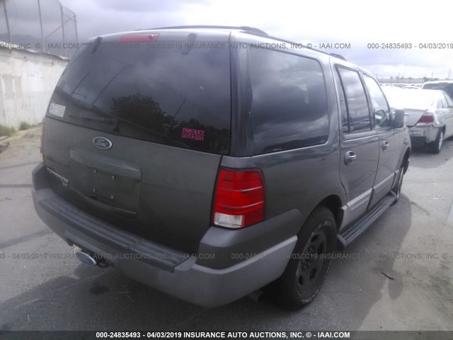 1FMRU15W83LB35269 - 2003 FORD EXPEDITION XLT GRAY photo 4