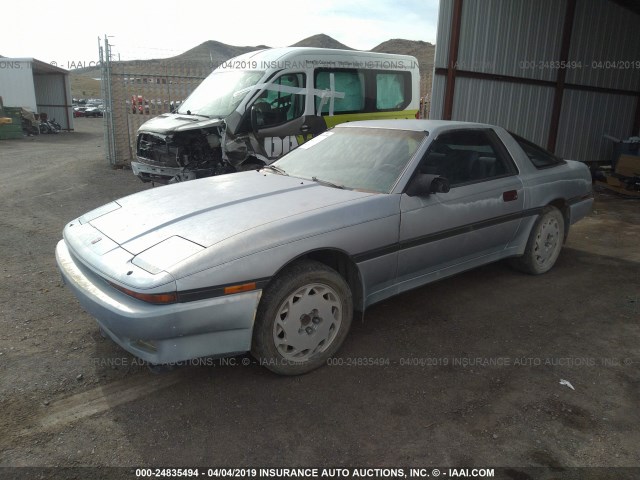 JT2MA70L2H0043003 - 1987 TOYOTA SUPRA BLUE photo 2