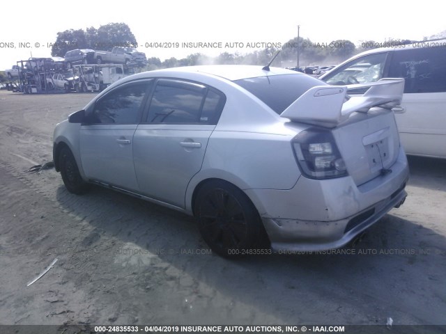 3N1AB61E77L640203 - 2007 NISSAN SENTRA 2.0/2.0S/2.0SL SILVER photo 3