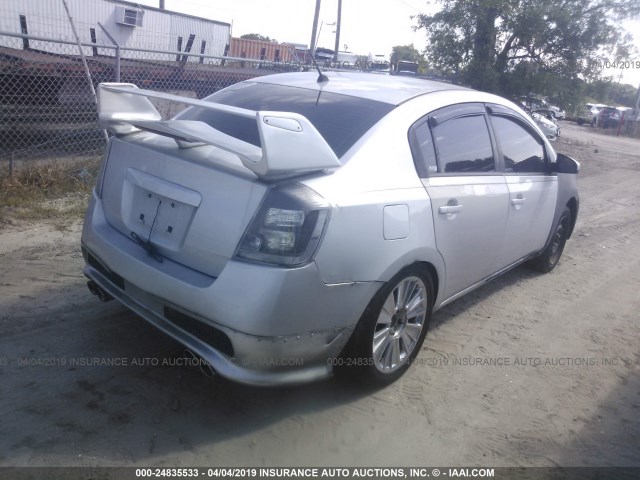 3N1AB61E77L640203 - 2007 NISSAN SENTRA 2.0/2.0S/2.0SL SILVER photo 4