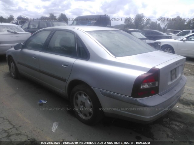 YV1TS92D821253733 - 2002 VOLVO S80 SILVER photo 3