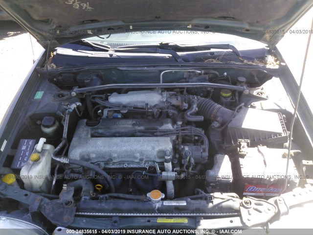 3N1BB51D61L117932 - 2001 NISSAN SENTRA SE GREEN photo 10