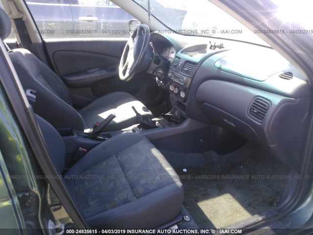 3N1BB51D61L117932 - 2001 NISSAN SENTRA SE GREEN photo 5