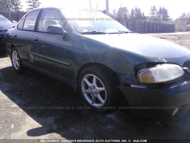 3N1BB51D61L117932 - 2001 NISSAN SENTRA SE GREEN photo 6