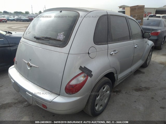 3A4FY58B46T212640 - 2006 CHRYSLER PT CRUISER TOURING SILVER photo 4